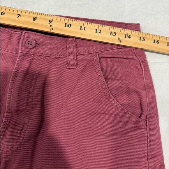 H&M 90S Baggy Women's High Waist Jeans Dusty Rose Size 4 - Picture 4 of 11